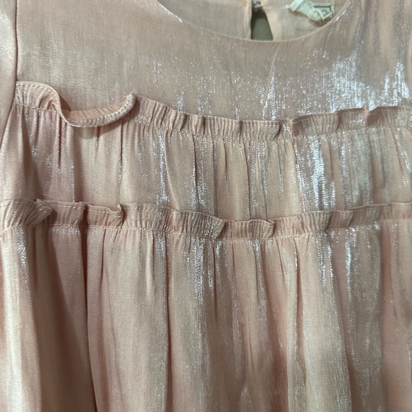 Hayden Light Pink Shimmer Blouse - Picture 3 of 5